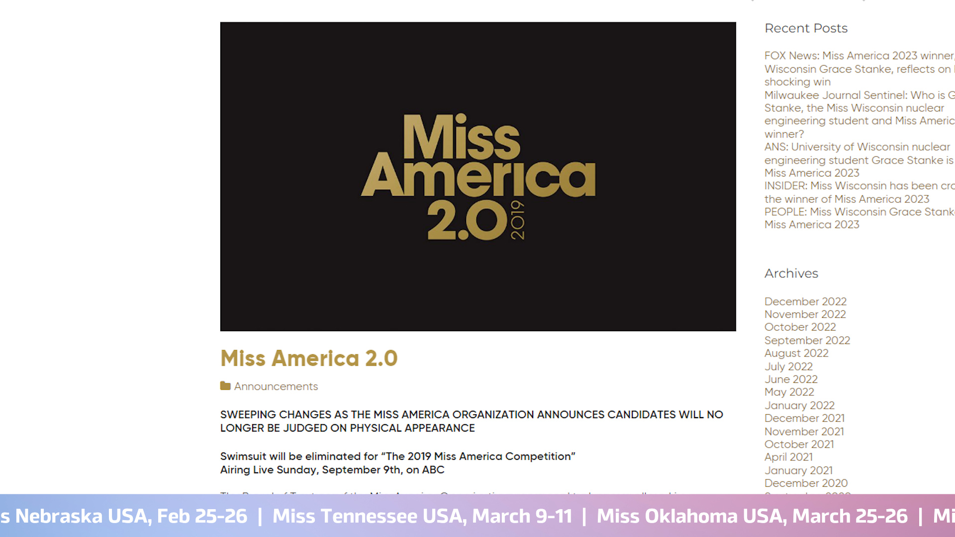 Miss America's New Owner! — PageantVision.TV Exclusives